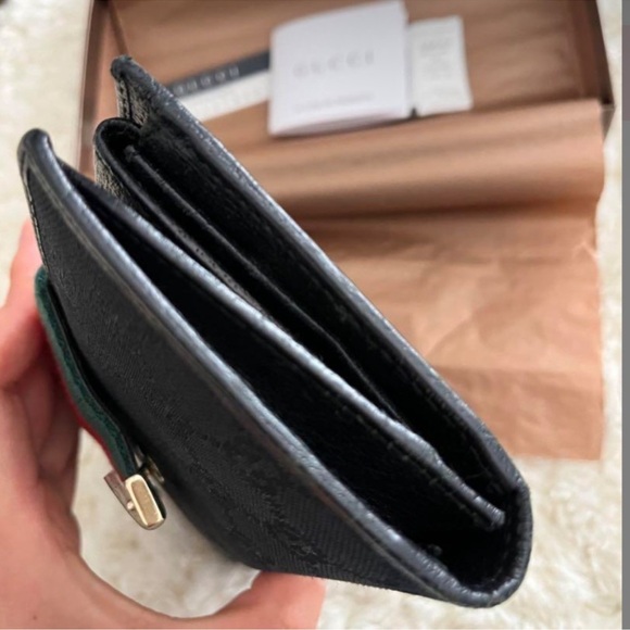 Gucci Web Sherry Line canvas wallet - Picture 4 of 9